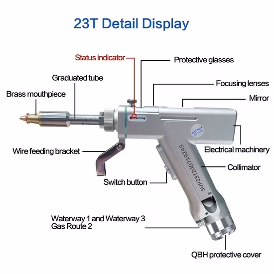 미니 레이저 용접기 1000W 휴대용 휴대용 섬유 레이저 용접 절단 청소 기계 4 in 1 스테인레스 스틸